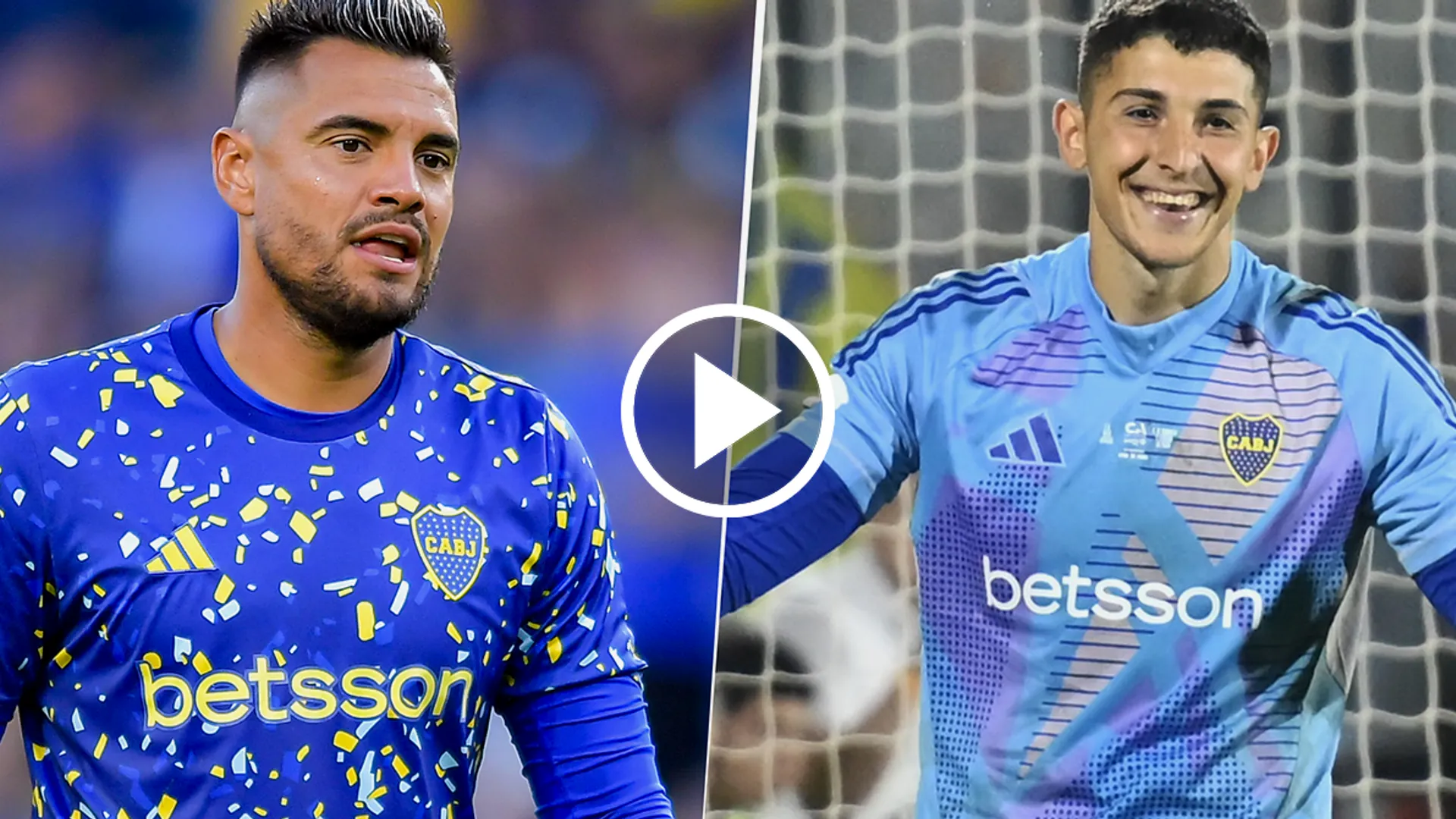 Sergio Romero y Leandro Brey en Boca