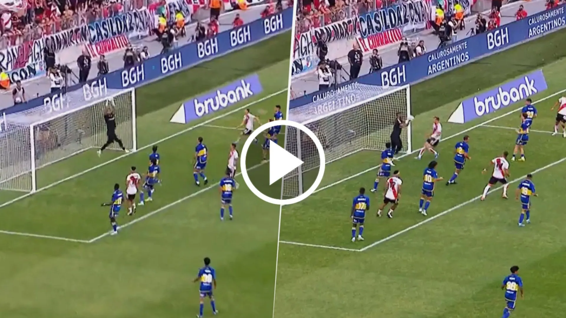 Viral: la jugada fantasma del Boca-River que generó diversas opiniones en las redes