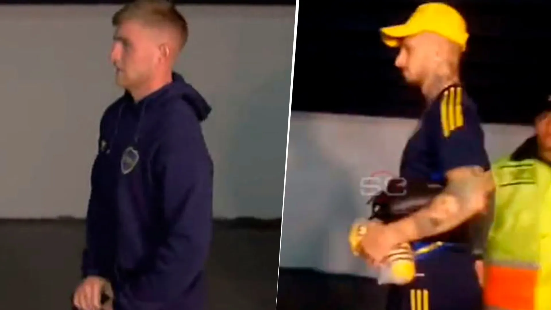 VIDEO | Así se fueron Valentini y Benedetto del estadio de Racing: qué tienen ambos y qué pasará esta semana