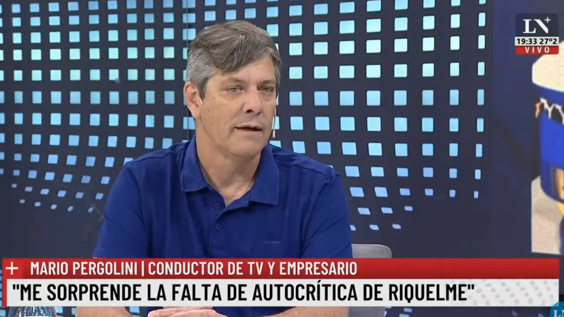 Pergolini y una frase que llamó la atención de los hinchas de Boca: "Por poder y para hacer guita"