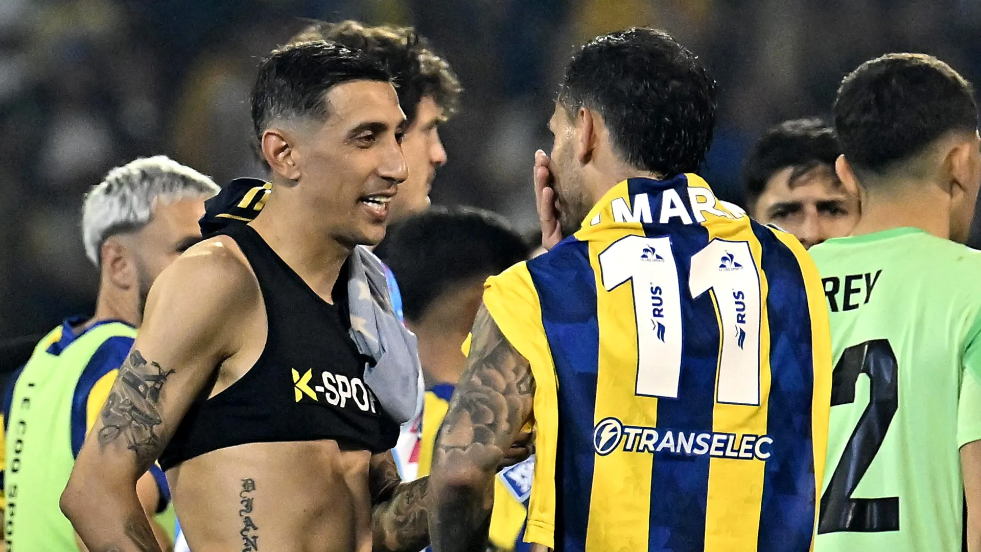 Qué jugadores de Boca se llevaron la camiseta de Ángel Di María tras el empate