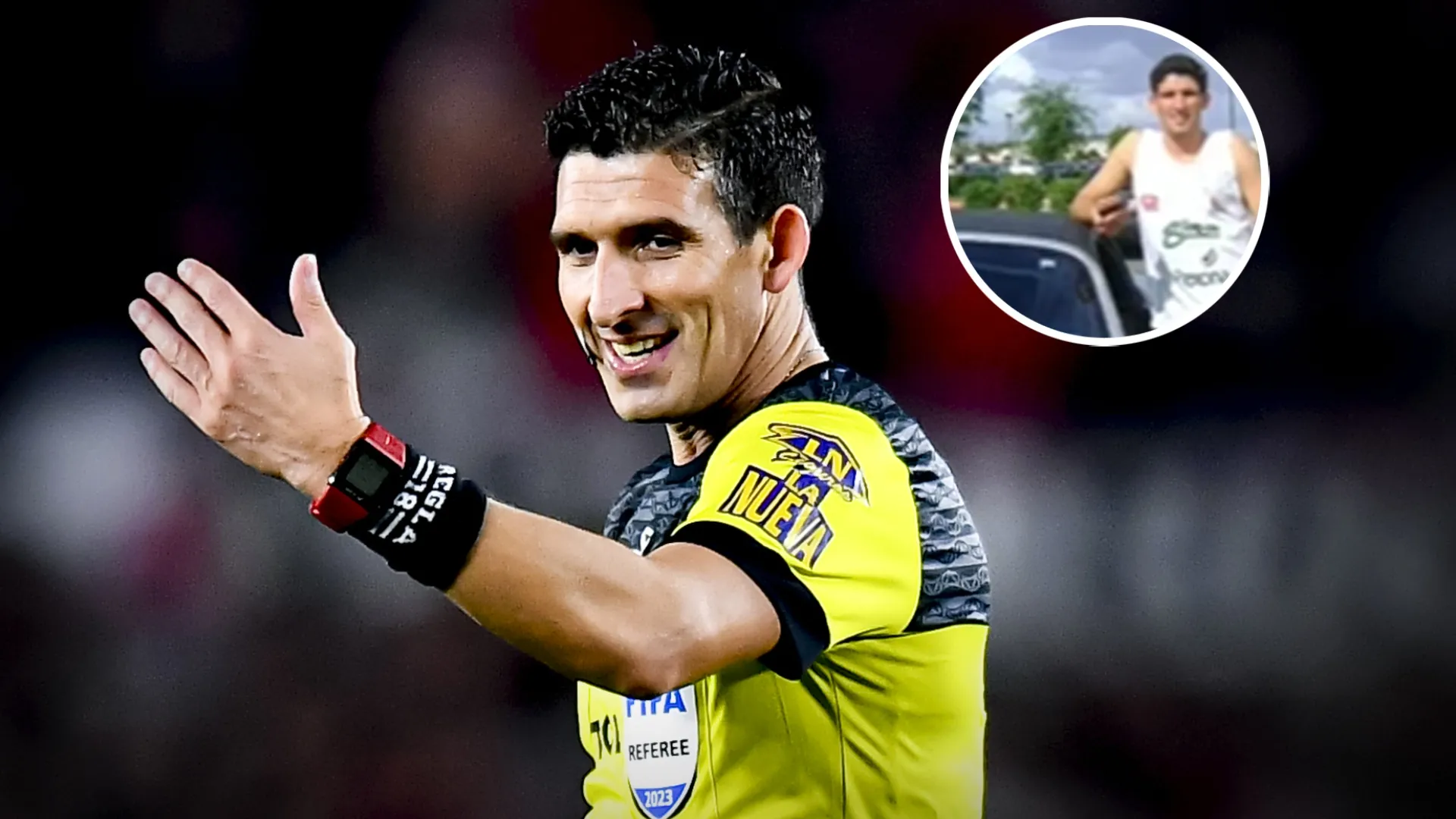 Viral en redes: apareció una foto que prueba que Andrés Merlos es hincha de River