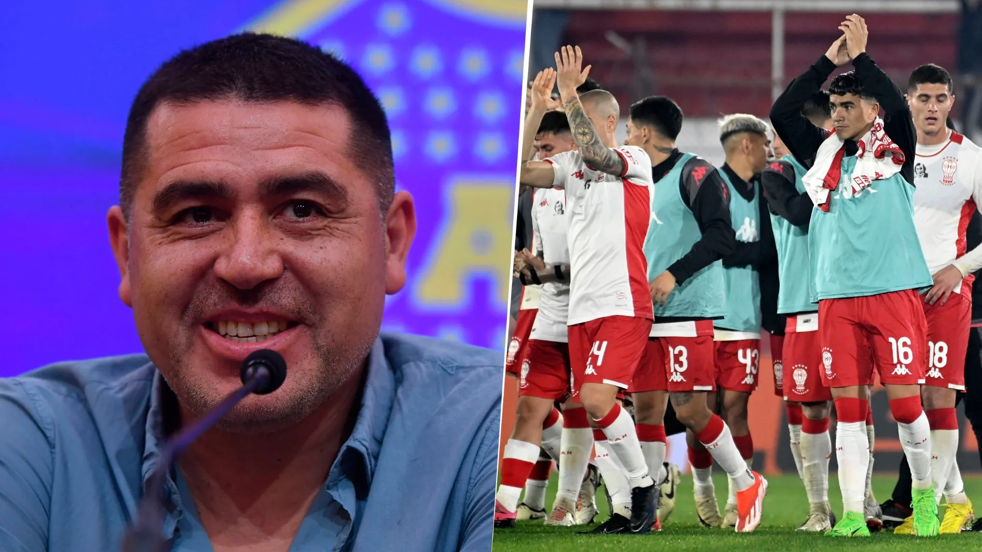 Juan Román Riquelme sigue de cerca en Boca a dos jugadores que la rompen en Huracán