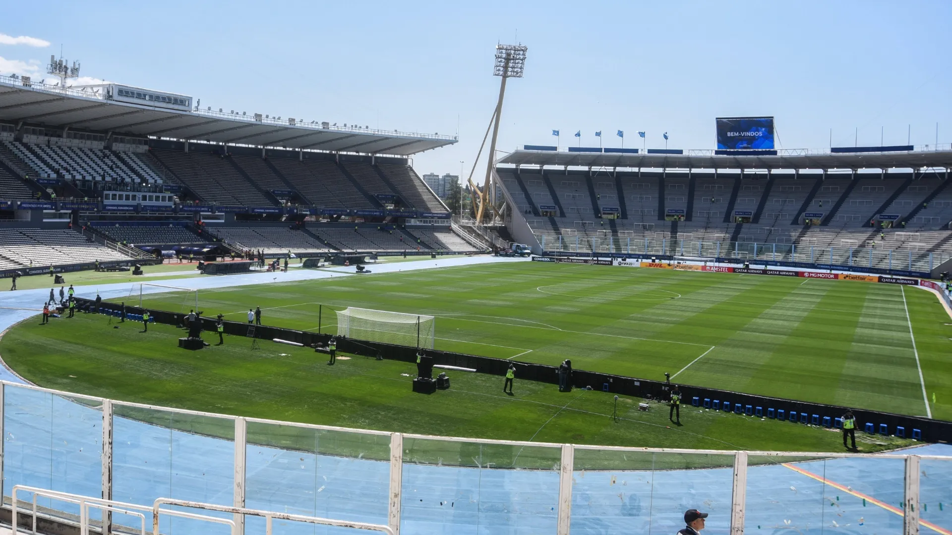 A horas del Boca-River, así está el césped del Estadio Mario Alberto Kempes