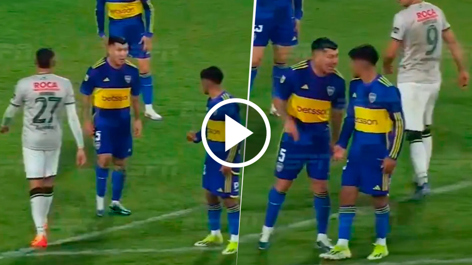 VIDEO | La furia de Gary Medel con Milton Delgado en Boca: "Dale, corré"