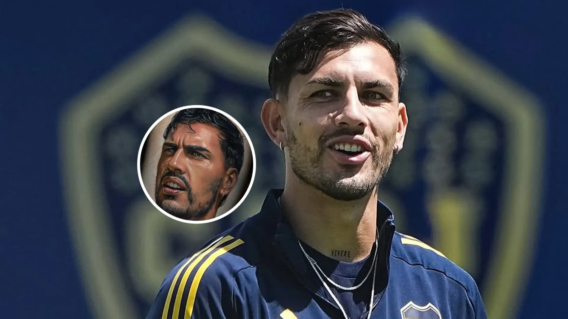 Viral: un hincha de Boca se hizo un tatuaje gigante de la cara de Leandro Paredes