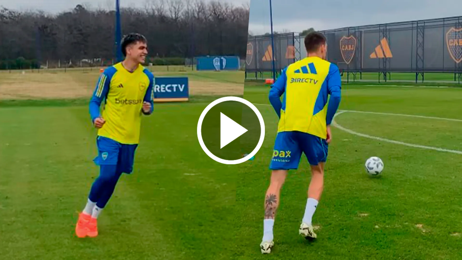 VIDEO | Exequiel Zeballos y Kevin Zenón y un tremendo duelo de tiros al arco en Boca
