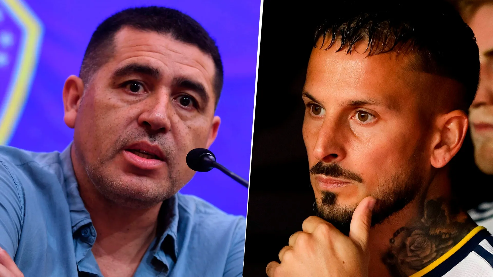 La charla pendiente entre Juan Román Riquelme y Darío Benedetto