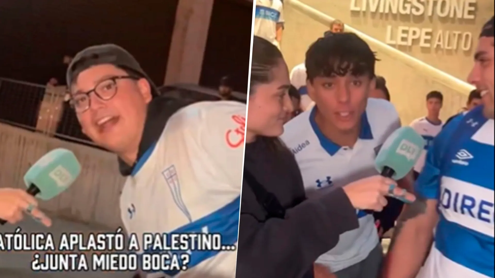 Se agrandaron: la insólita reacción de los hinchas de U. Católica antes del duelo con Boca