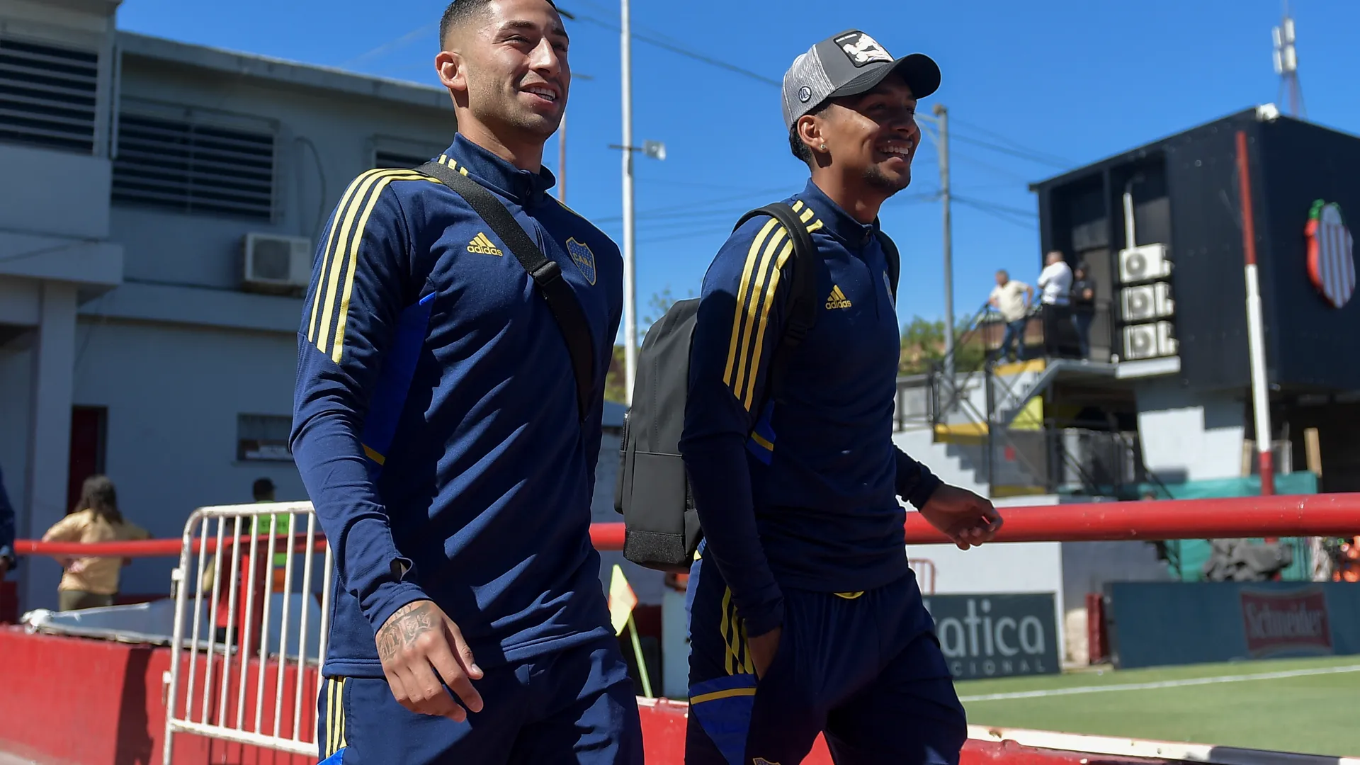 Medina y Varela, jugadores de Boca