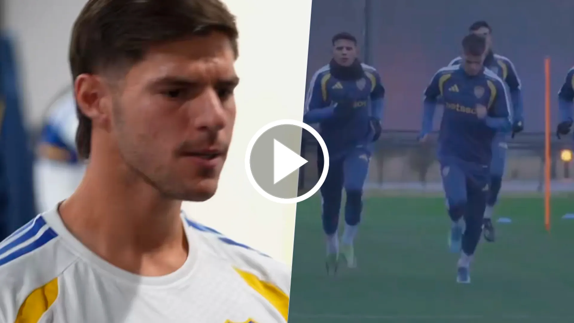 Boca se entrenó con indumentaria nueva: el detalle del escudo y los precios de cada prenda