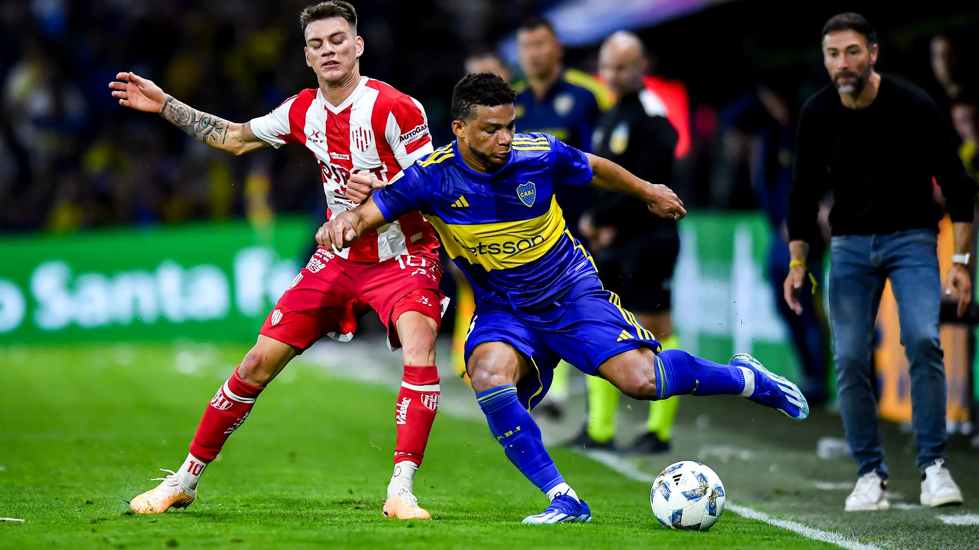 Kevin Zenón en Unión de Santa Fe vs. Boca