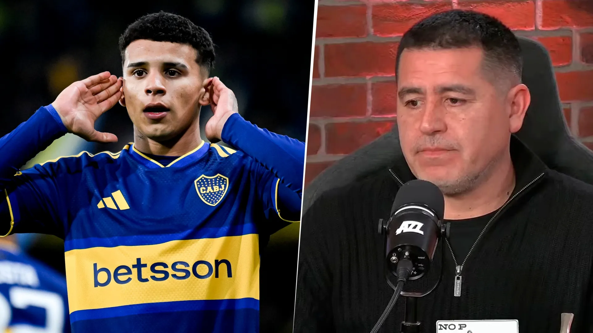 Riquelme habló de Flores.