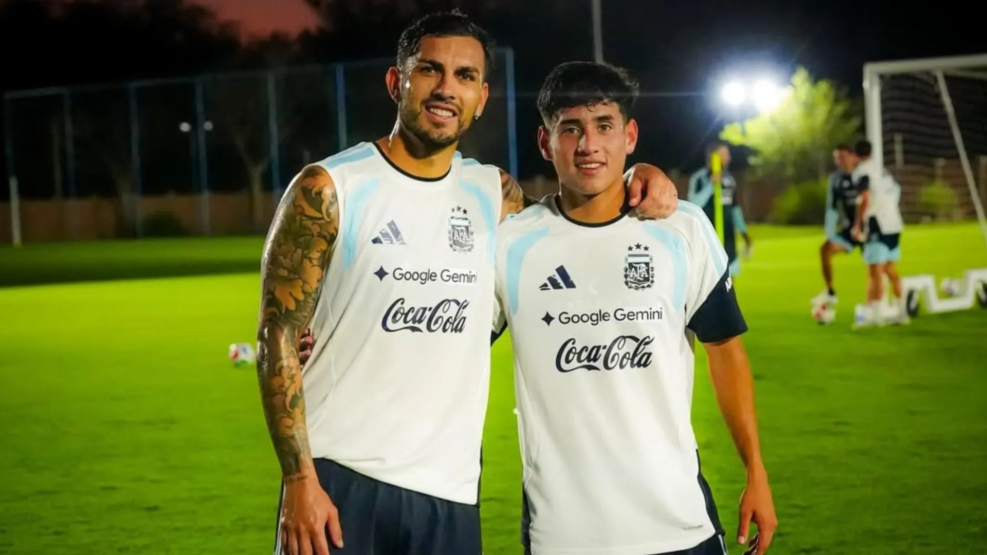 Aranda compartió fotos con la Selección Argentina que conmovieron al Mundo Boca: "Momento único"