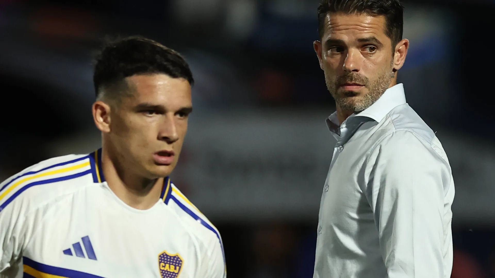 Fernando Gago y Lautaro Blanco en Boca