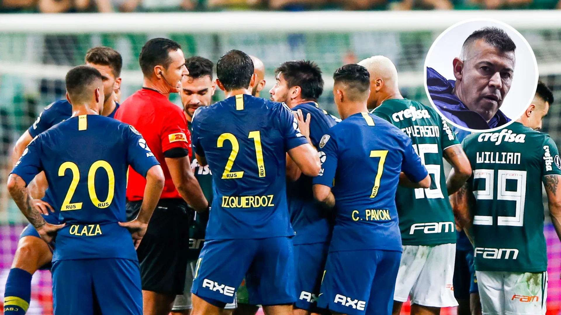 Arbitro confirmado ante Palmeiras: cómo le fue a Boca con Roldán y el antecedente que protagniza Almirón