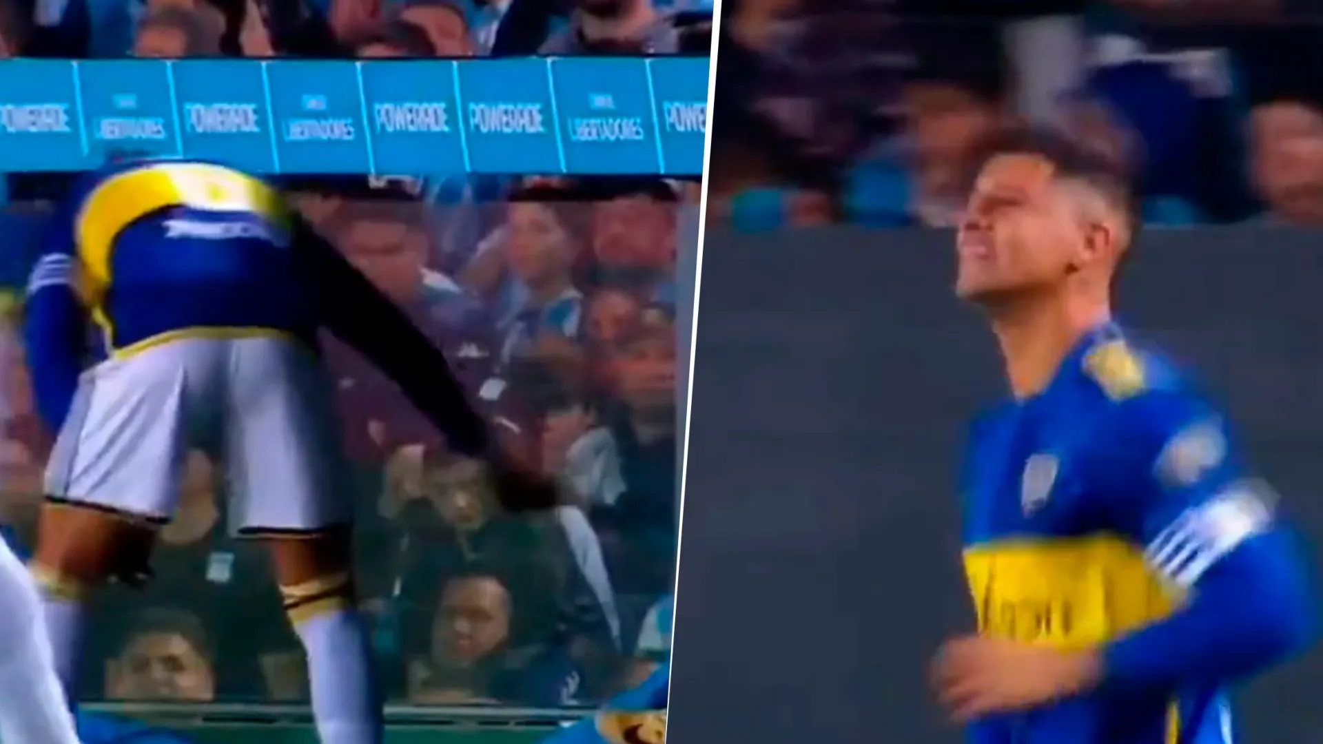 VIDEO | El extraño gesto de Rojo tras saludar a Almendra en el Boca-Racing