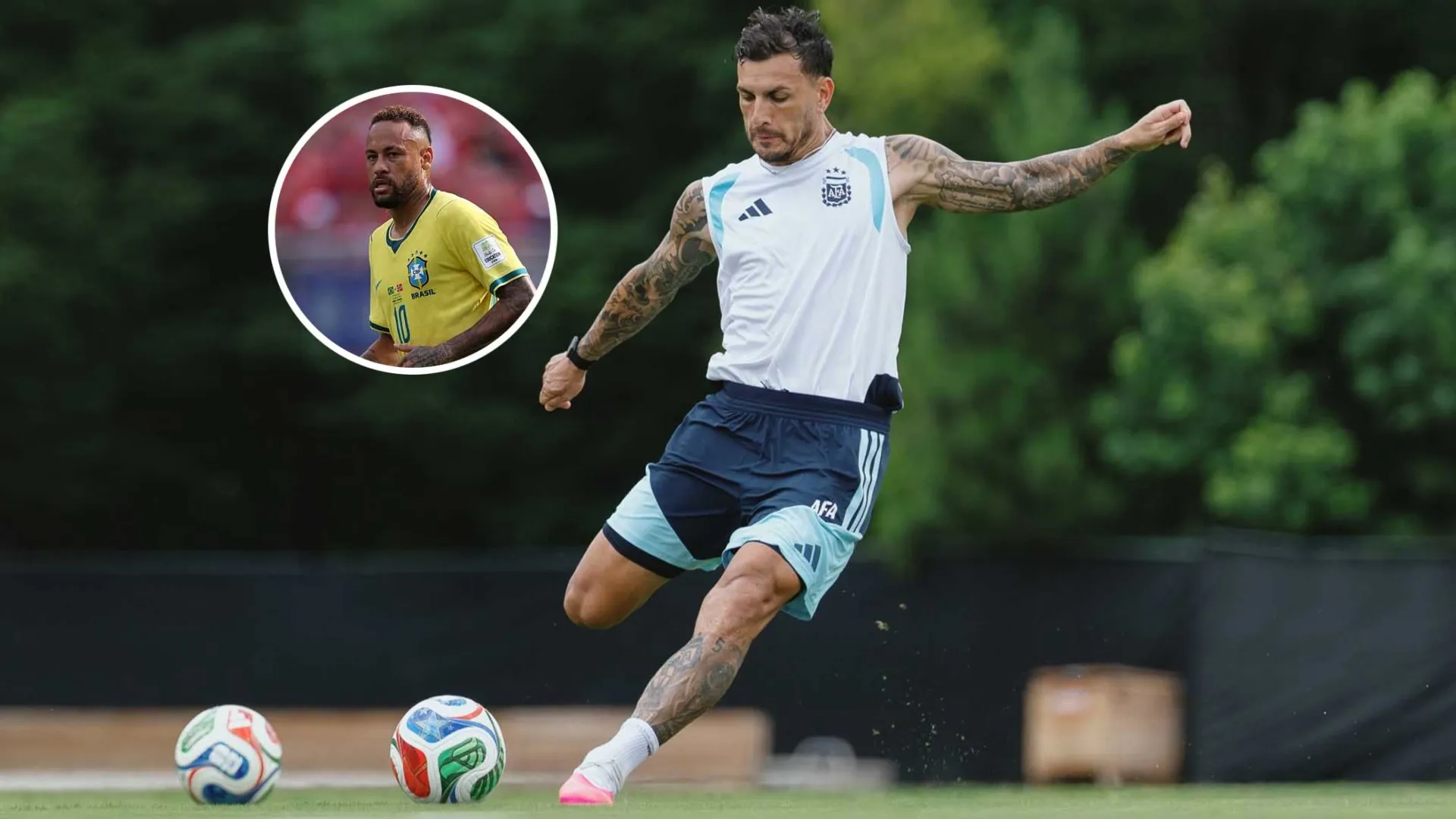 Leandro Paredes, conmovido por la despedida de Neymar: "Duele verlo así"