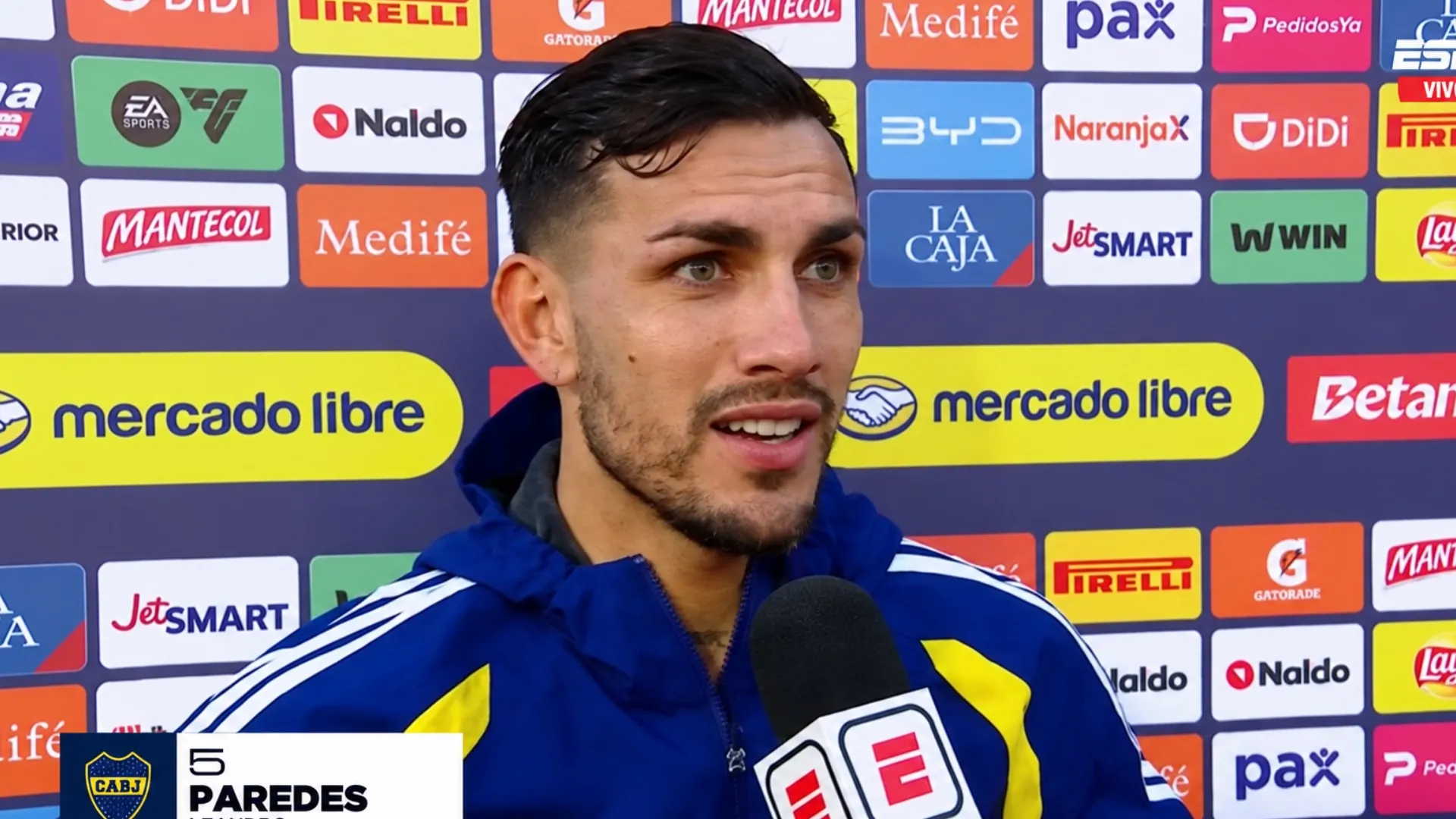 Paredes habló tras la victoria de Boca y eligió a la figura del equipo.