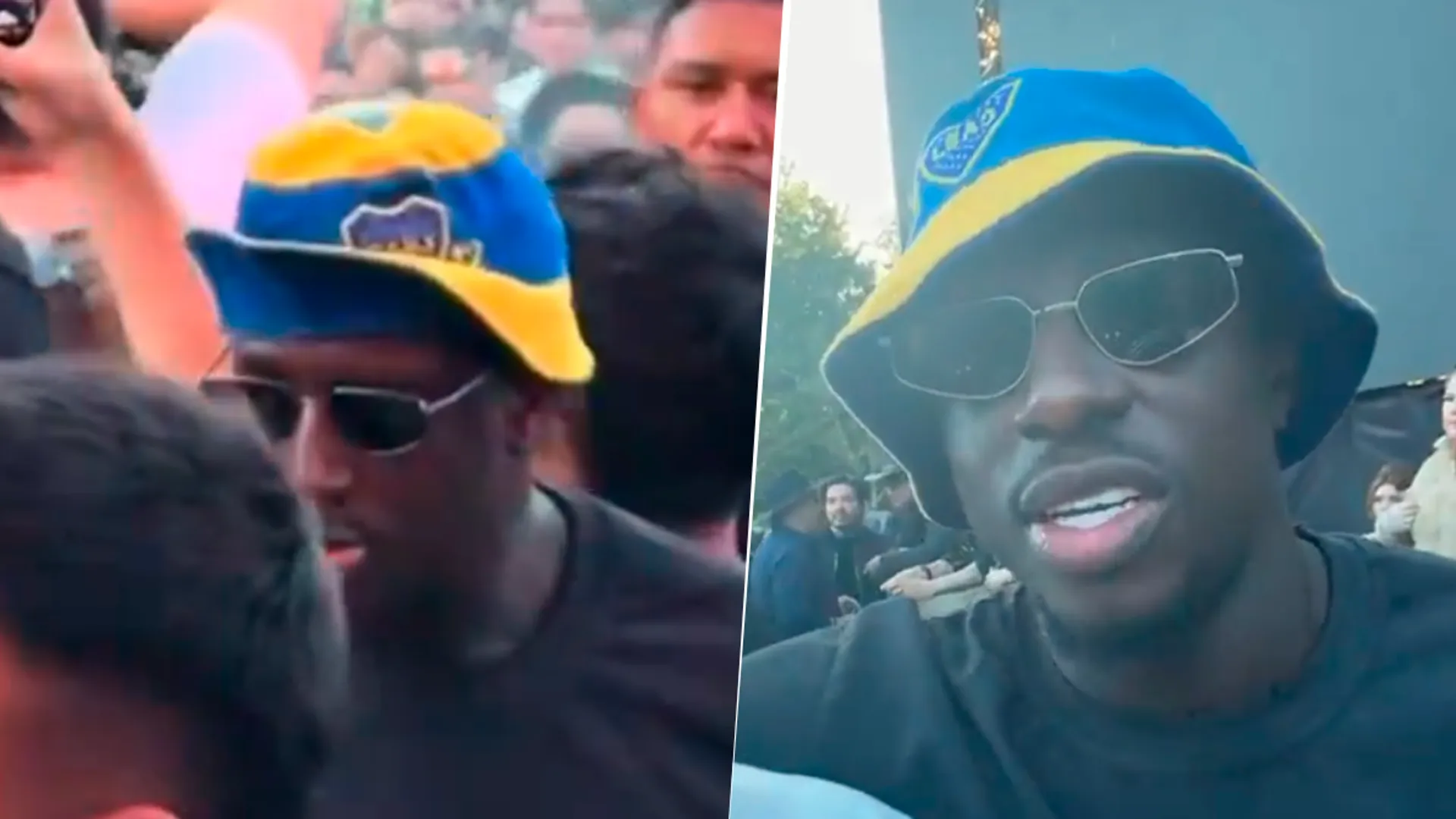 Benjamin Mendy jugó en el Manchester City de Guardiola y apareció con un gorro de Boca en una fiesta: "Si me llama Riquelme, voy"