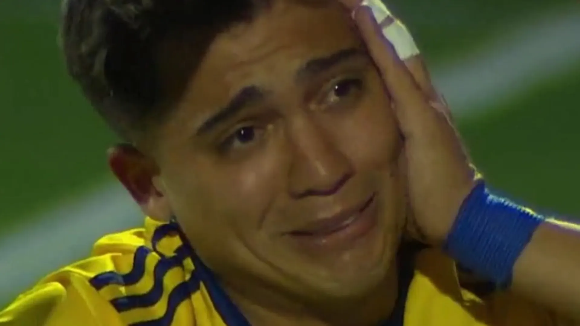Exequiel Zeballos en Boca vs. Belgrano de Córdoba