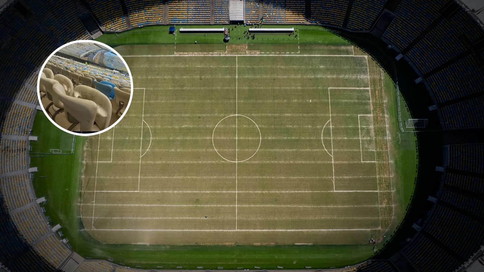 Fotos: así se ve el mal estado del Maracaná por el que multaron a Fluminense