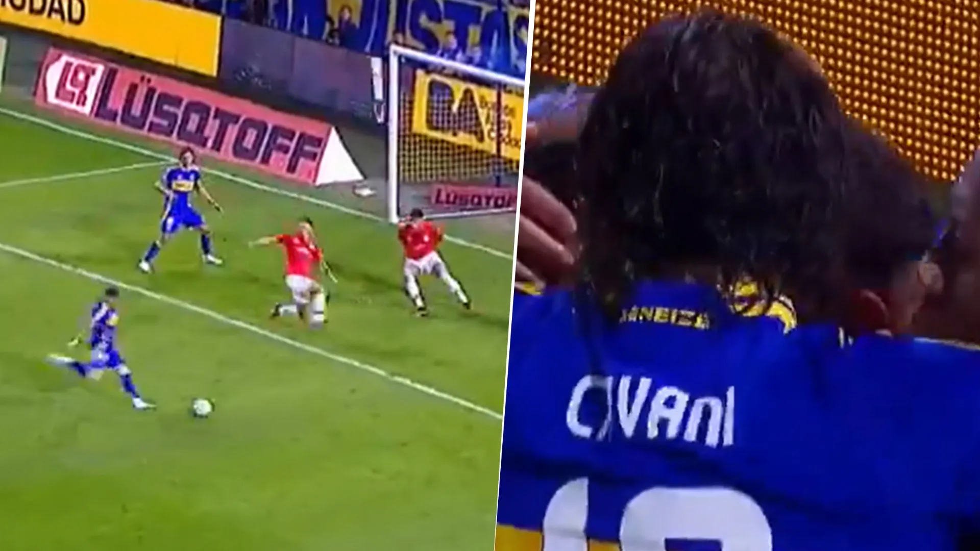 Merentiel, magistral: el golazo de Carlos Palacios para el 1-0 de Boca ante Estudiantes
