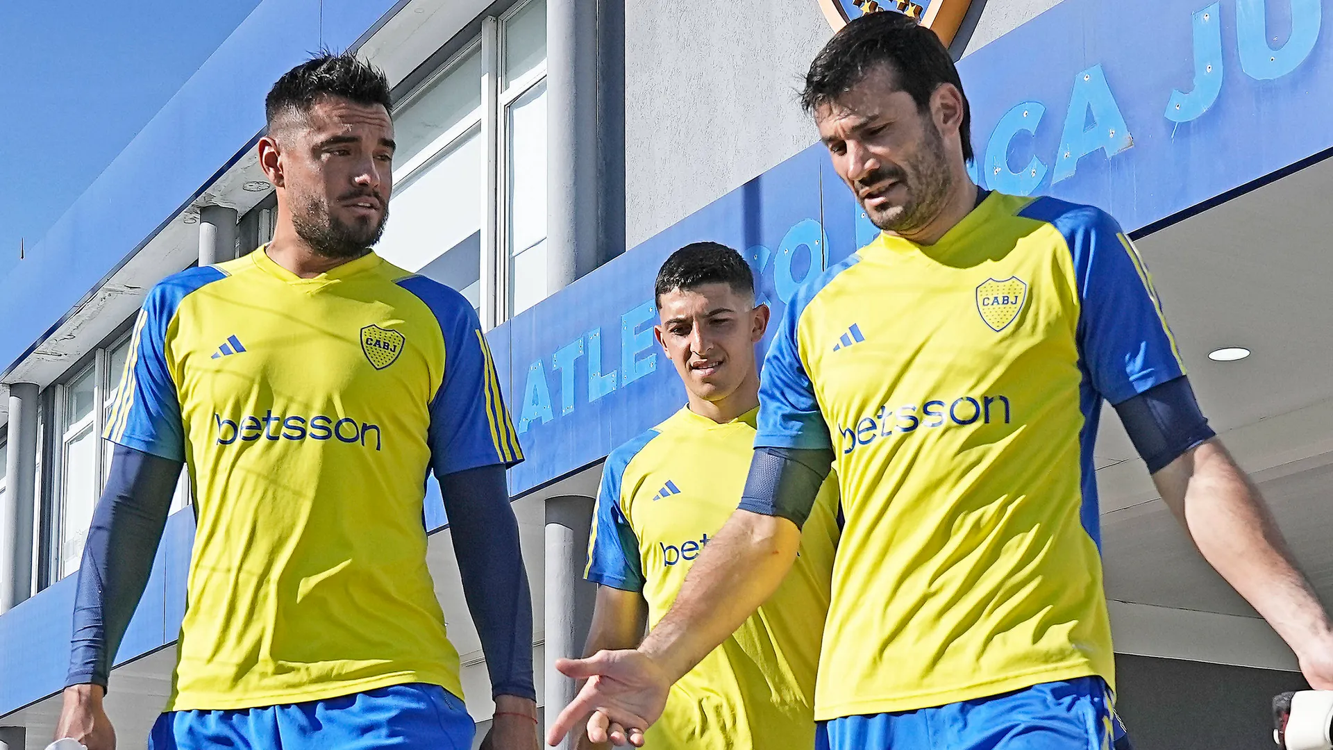 Sergio Romero, Leandro Brey y Javi García en Boca