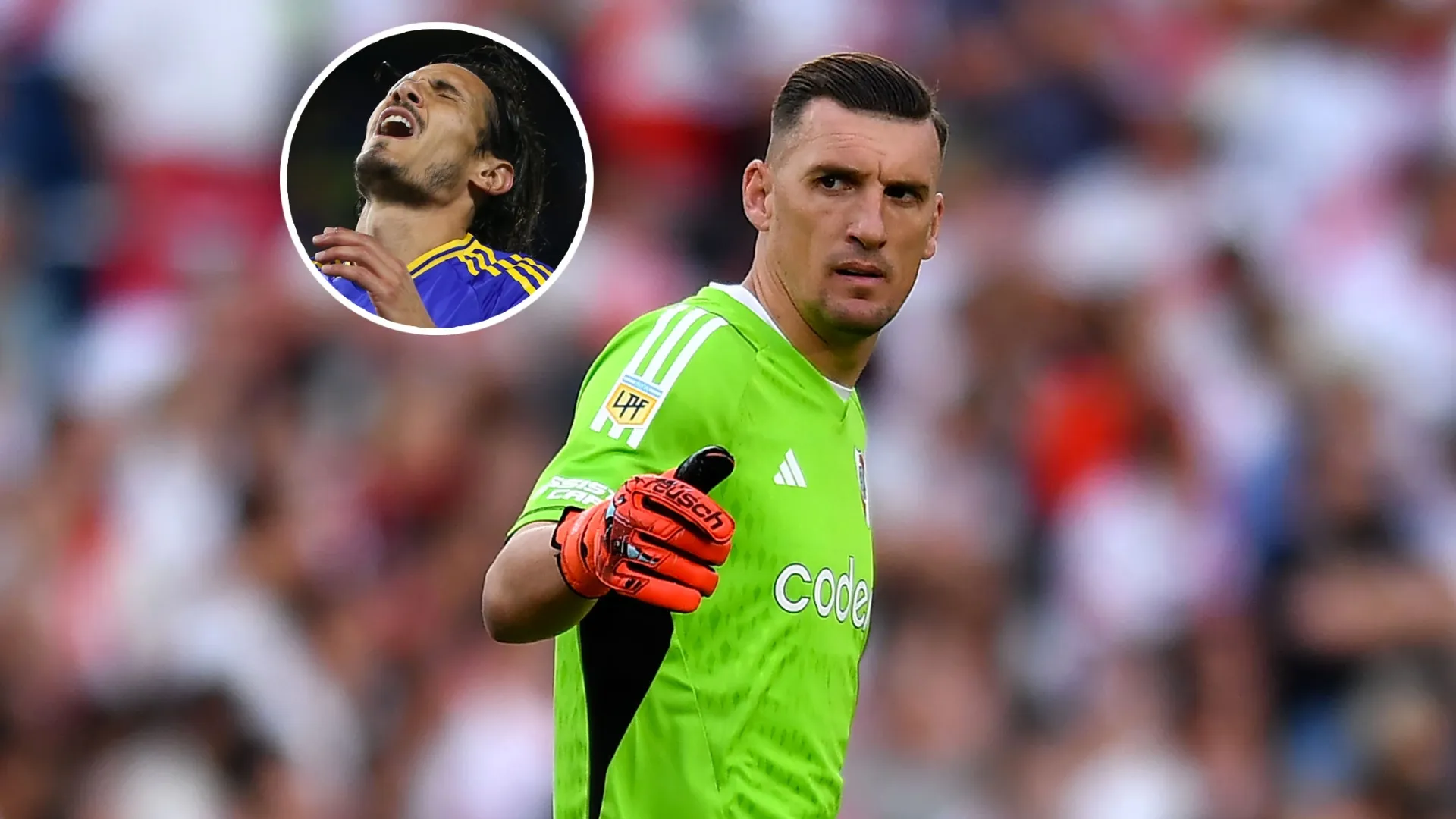 Qué dijo Franco Armani sobre la ausencia de Edinson Cavani en el Superclásico