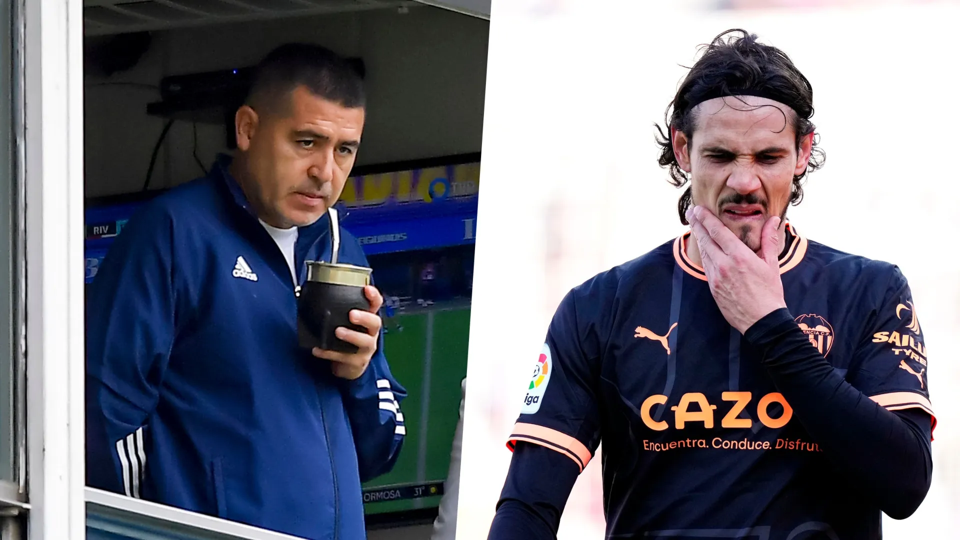 Revelación inédita sobre el llamado de Riquelme para la llegada de Cavani: "Quiere jugar en Boca"