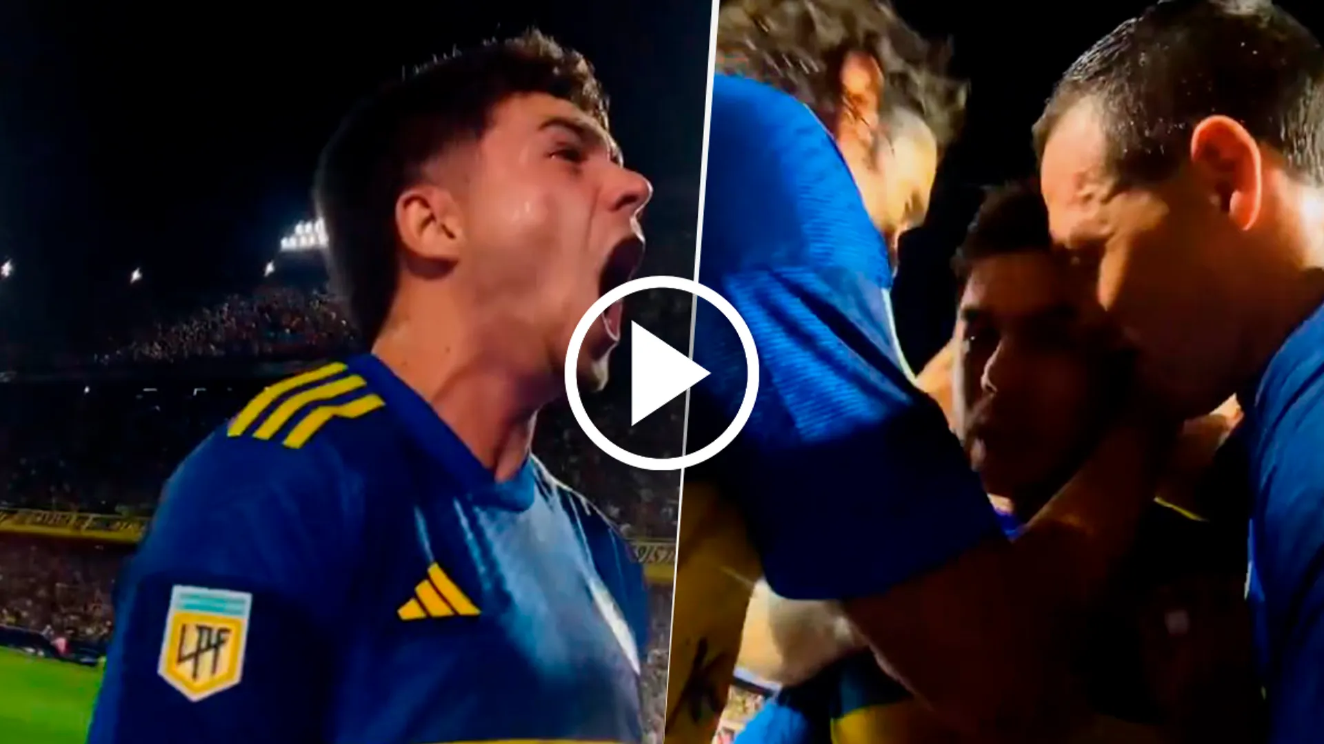 VIDEO | La frase de Lema a Blondel en el medio de los festejos de su golazo a Racing