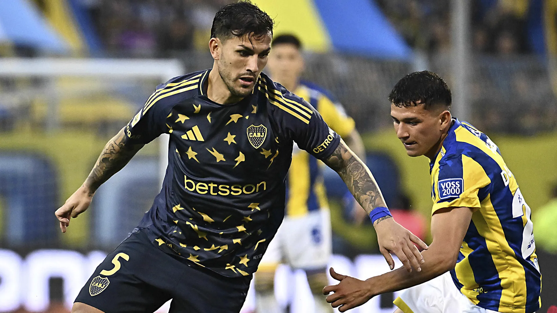 Leandro Paredes en Boca vs. Rosario Central