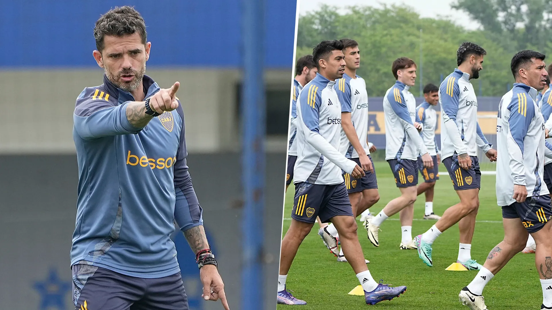 Fernando Gago también probó en Boca a Juan Ramírez como extremo