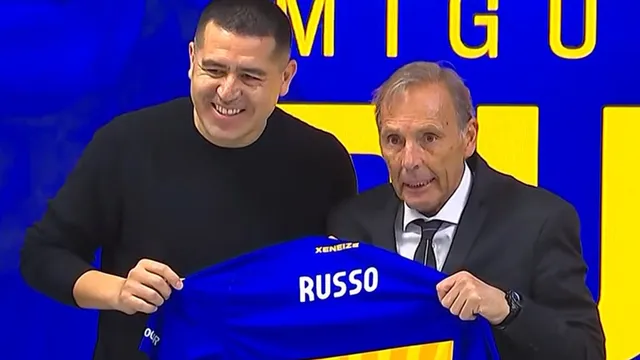 Riquelme presentó a Miguel Russo y explicó qué tiene el DT y le faltó a Gago