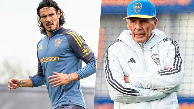 Russo habló con Edinson Cavani: cómo fue la charla entre el DT de Boca y el delantero, a pocos días de Benfica