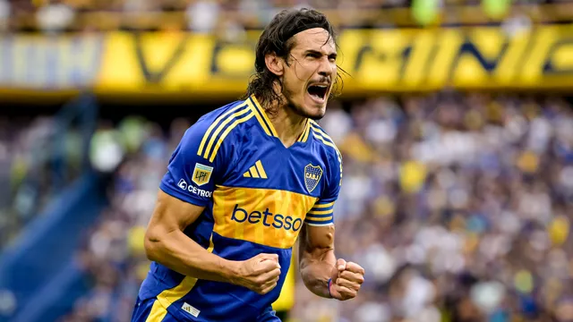 Edinson Cavani, delantero de Boca