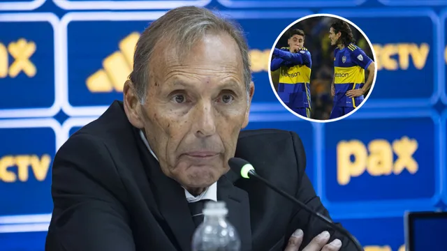 Por qué Russo prefirió sacar a Miguel Merentiel antes que a Edinson Cavani
