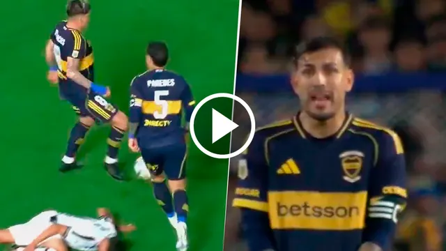 El reclamo de Paredes a un compañero de Boca en pleno partido ante Central Córdoba: "Damela, bol..."