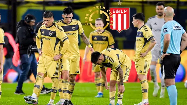 Los jugadores de Boca, cabizbajos por perder terreno en el Mundial de Clubes 2029 y Estudiantes gana terreno.