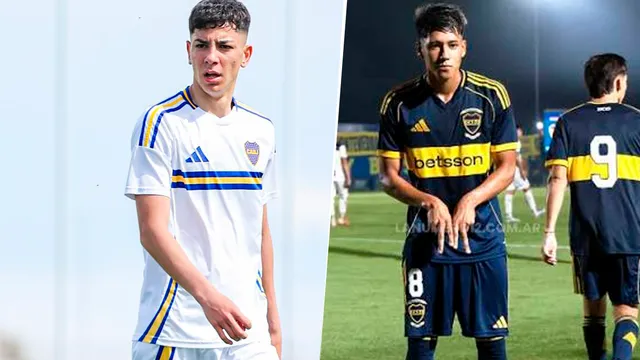 El Vasco mira de cerca a dos juveniles de Boca Predio.