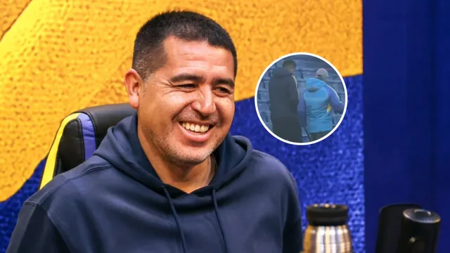 Juan Román Riquelme apareció en el campo de juego de La Bombonera a horas de Cruzeiro