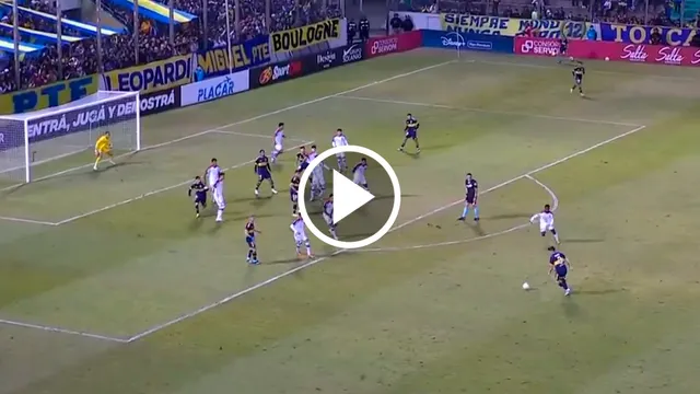 El golazo de Lautaro Blanco para abrir Boca vs. Paranaense en el amistoso disputado en Salta