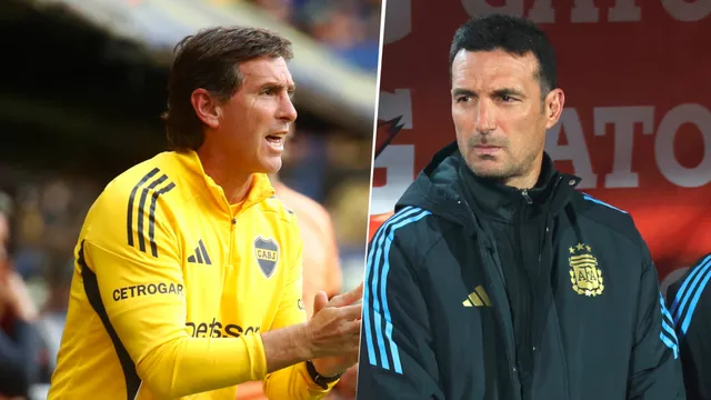 Fue DT de Boca hace poco y comparó a Claudio Úbeda con Lionel Scaloni: "Nadie confiaba"
