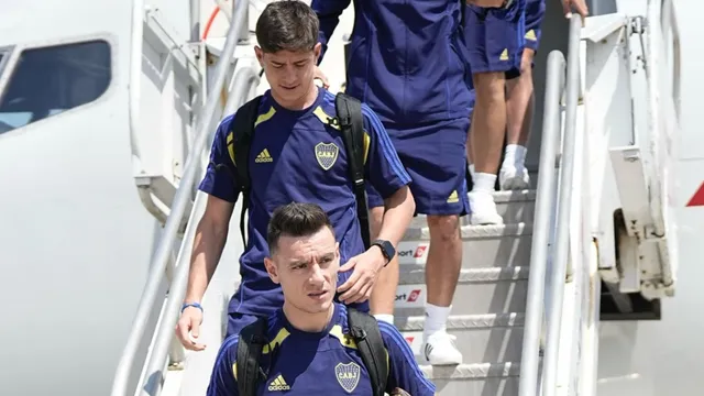 Insólito: el plantel de River llegó a Ezeiza y había un jugador de Boca en el aeropuerto