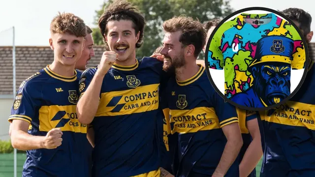 La nueva camiseta del Llantwit Major FC de Gáles