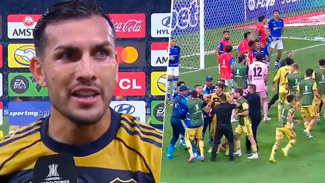 Paredes cuestionó la actitud de los jugadores de Cruzeiro: "No nos gusta eso"