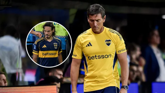 Qué dijo Úbeda del flojo partido de Cavani en Boca vs. Racing