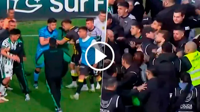 A las piñas: un jugador de Boca quedó en el medio de una pelea en Chicago-Almirante