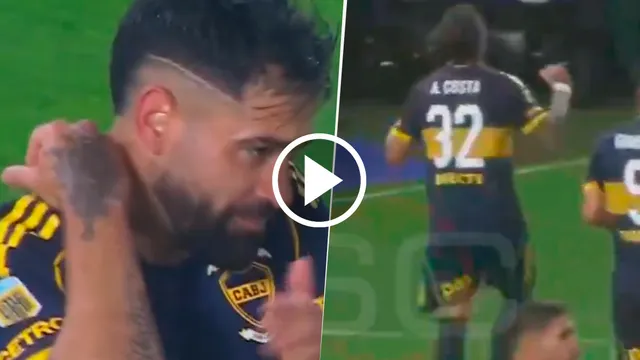 Golea Boca: el doblete de Giménez y el gol de Ayrton Costa contra Newell's