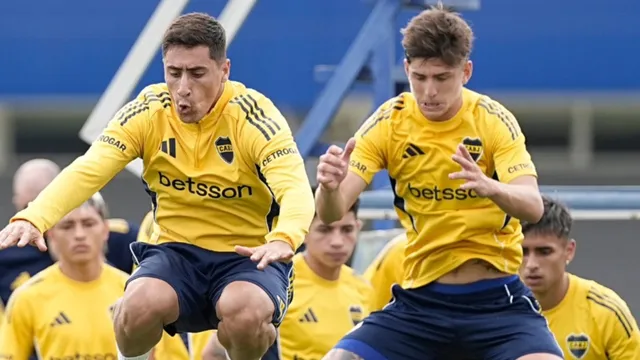 Recuperado: el titular de Boca que volvió a entrenarse a la par del grupo